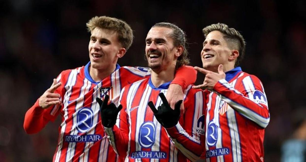 马竞逆袭成功，格列兹曼全场表现抢眼